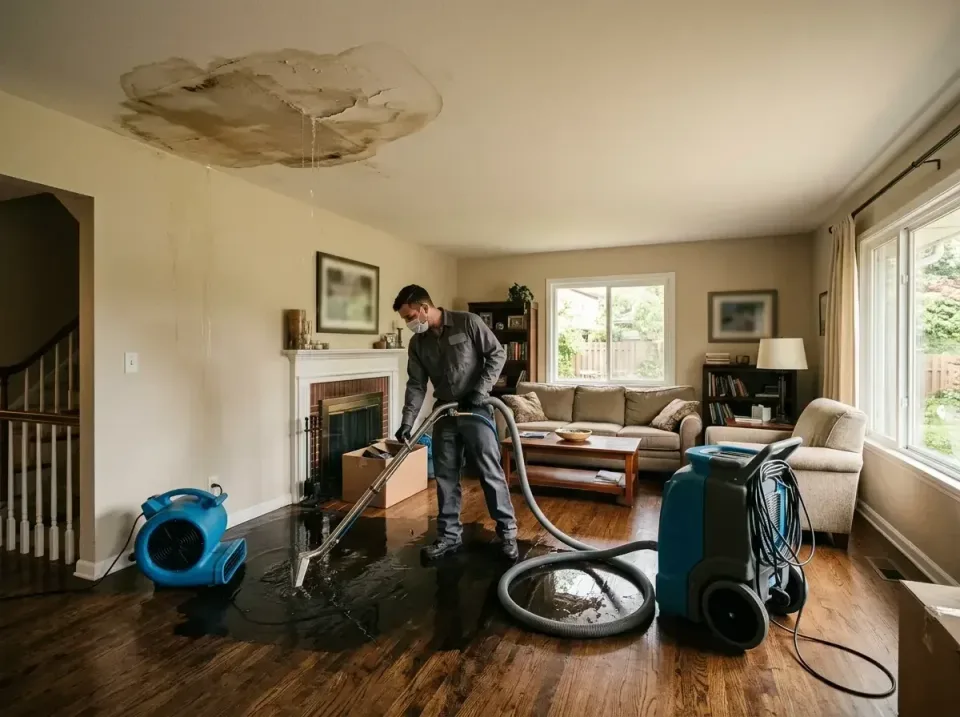 attic-pipe-burst-ceiling-drip-008 — frequently asked questions, Water Damage Restoration & Carpet Care in Brightwaters, NY